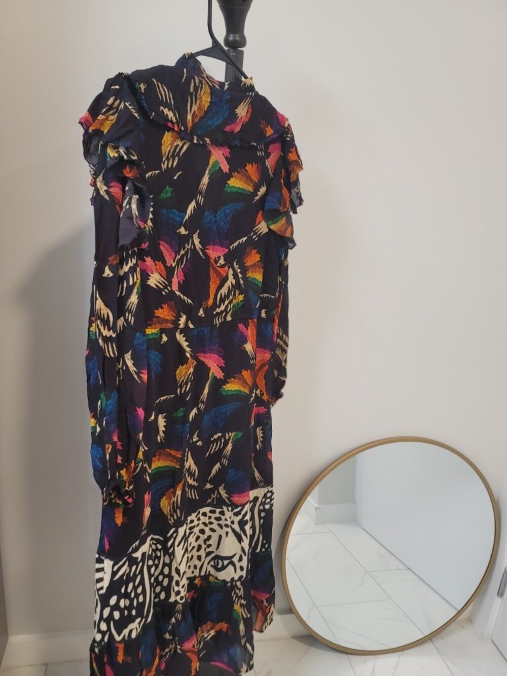 Farm Rio Womens Macaws Flight Longer Dress Size Small - Picture 4 of 8